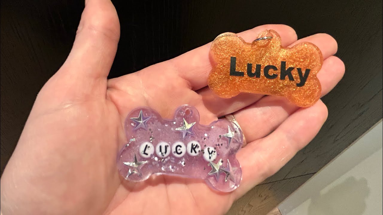 Honden penning met naam maken