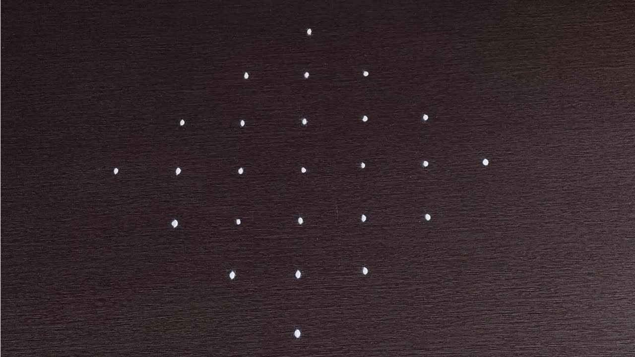 4 devotional rangoli designs/7×1dot simple new aadi month rangoli ...
