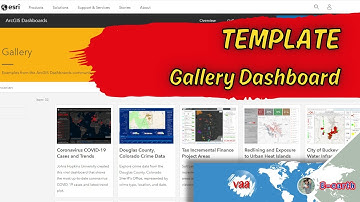Cara Copy Dashboard Gallery ArcGIS Online ke Portal ArcGIS Online Membuat Dashboard GIS Template