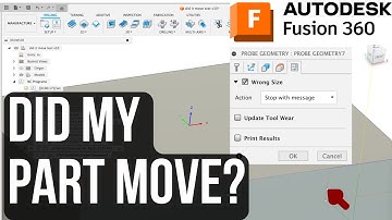 Smart Probing in Fusion 360: Log Any Point and Re-Verify After Machining!