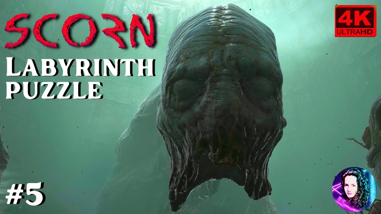 SCORN - Labyrinth puzzle - full gameplay part 5 - 4K60fps