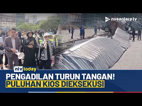 Puluhan Kios Liar di Lahan Bekas Cineplex Palembang Dieksekusi Pengadilan | NTV TODAY