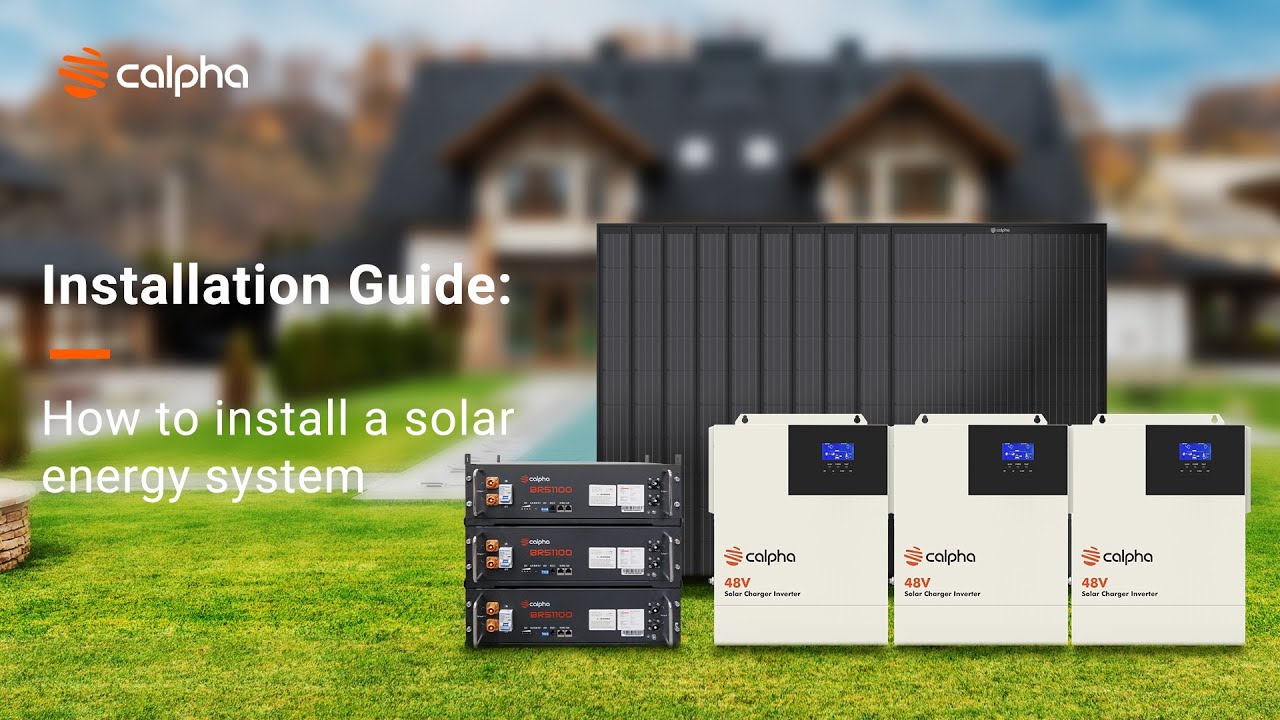 Installation Guide: How to install a solar energy system - YouTube