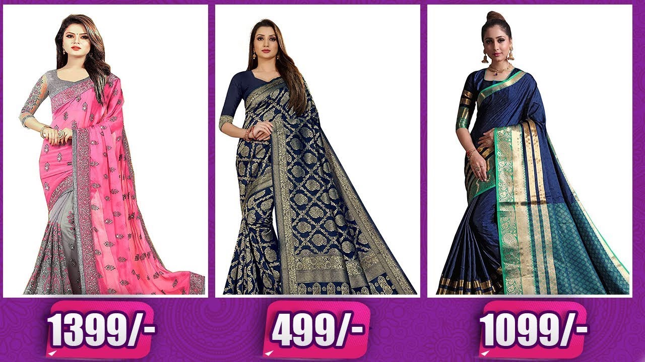 Amazon Kanjivaram Silk Saree with Low Price and Best Quality Online Shopping Nidhi Co Trends