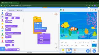 Fish Aquarium Project in Scratch || mini Scratch project || Scratch for beginner