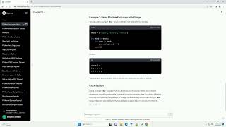 how to use multiple for loops in python
