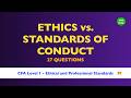 CFA Level 1 Ethics PRACTICE QUESTIONS (2026) Ethics and Trust in the Investment Profession