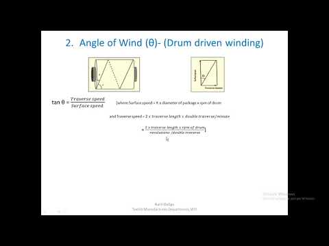 Lecture 28 Different types of winding machines