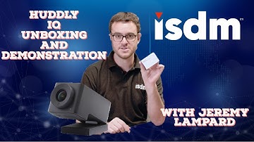 Huddly IQ collaboration camera unboxing and Demo
