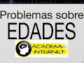 Problemas sobre Edades