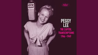 Vignette de la vidéo "Peggy Lee - Save Your Sorrow For Tomorrow"
