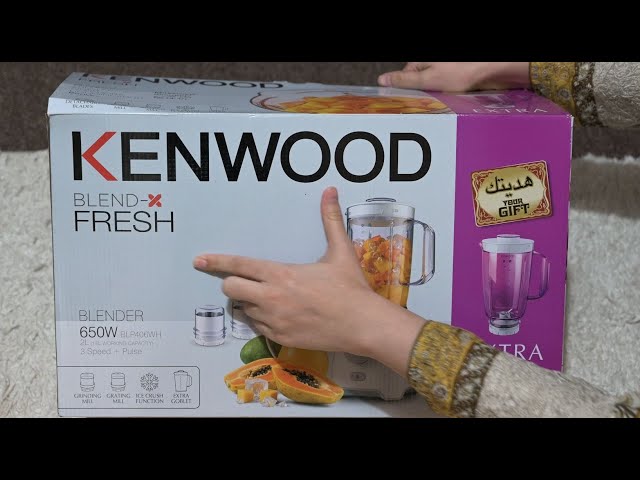 Kenwood BLP402WH Blend X-Fresh - Frullatore, 650 Watt