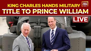 LIVE | King Charles III Hands Over Role Of Colonel-In-Chief Of The Army Air Corps To Prince William