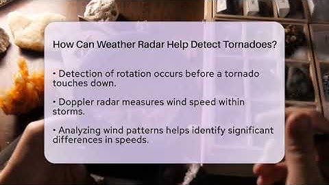 How Can Weather Radar Help Detect Tornadoes? - Earth Science Answers