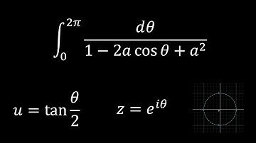 A simple trig integral with the residue theorem and the weierstrass substitution!
