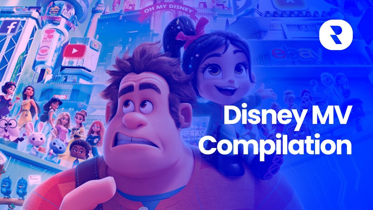 Disney Songs 1 Hour with Video 🍭 Popular Disney Music Videos