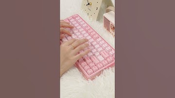 KiiBOOM Breeze 75 Pink  #kiiboom #keyboard #mechanicalkeyboard #asmr #customkeyboard #pink #gadgets