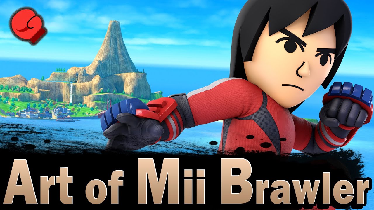 Smash Ultimate Art of Mii Brawler YouTube