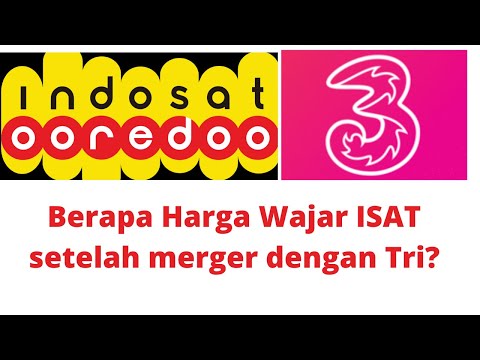 ISAT dibanting 6%, berapa sebenarnya harga wajar ISAT jika Merger dengan Tri?