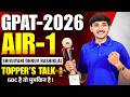 AIR- 1- Shivjiyani Dhruv Rashiklal 🏆 From Dream to GPAT 2026 AIR- 1– Real Story, Real Strategy !