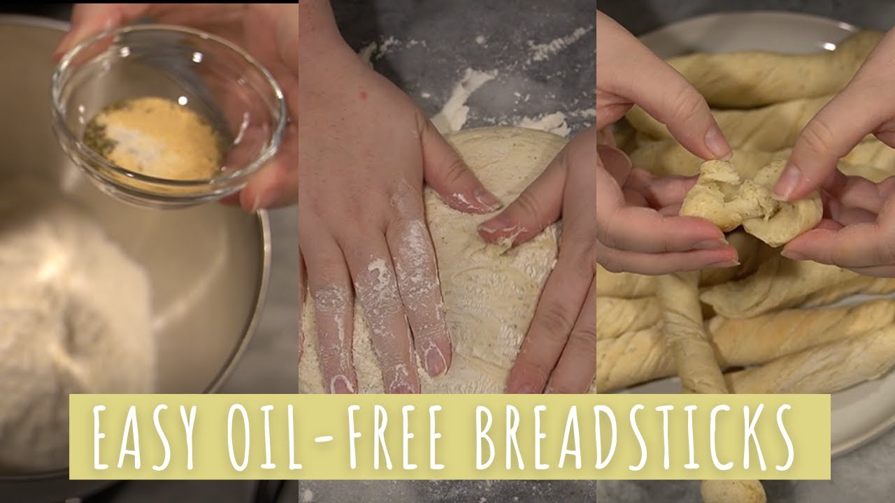 Easy OilFree Breadsticks // All Purpose Bread Recipe // Starch