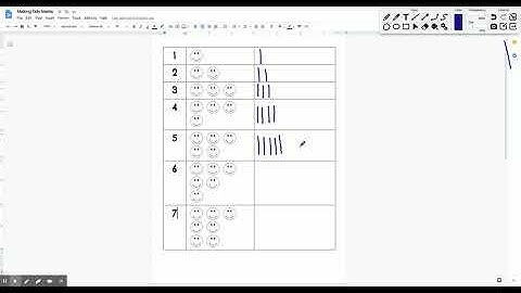 Making Tally Marks- Part 1 - Google Docs