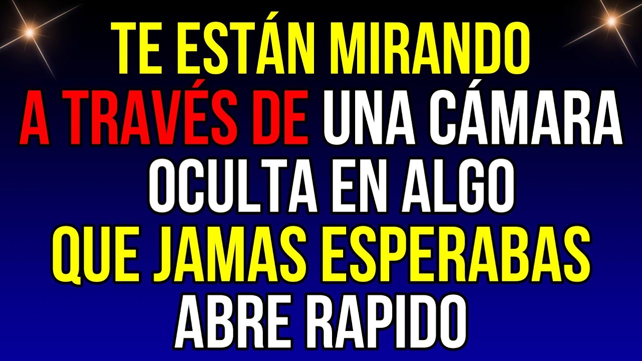 Te están MIRANDO a través de una CÁMARA OCULTA en...| Mensaje de Dios de hoy | #god #godmessage