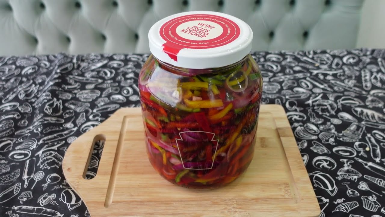 Aprenda a fazer a melhor conserva que já provei!! Conserva Italiana de Pimentões da Larica na Brasa