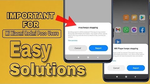 how to fix msa keeps stopping error mi xiaomi | redmi phone | msa has stopped working xiaomi | F.A.