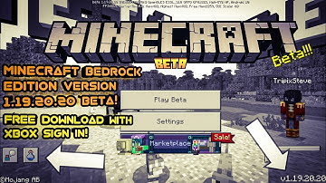 Minecraft APK Bedrock Edition 1.19.20.20 Free download | With Xbox Sign In! (Changelog Below)