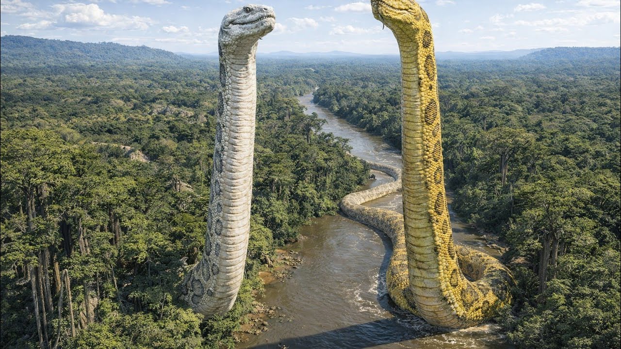 Prehistoric Humans vs Titanoboa – The Most Brutal Battle in Ancient History