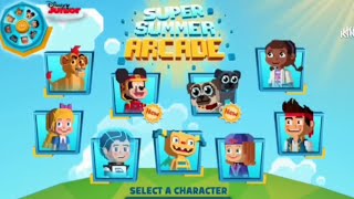 Disney junior super summer arcade games compilation 