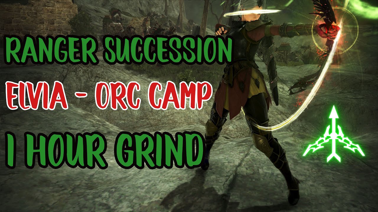 BDO - Ranger Succ PvE l Elvia Orc Camp - YouTube