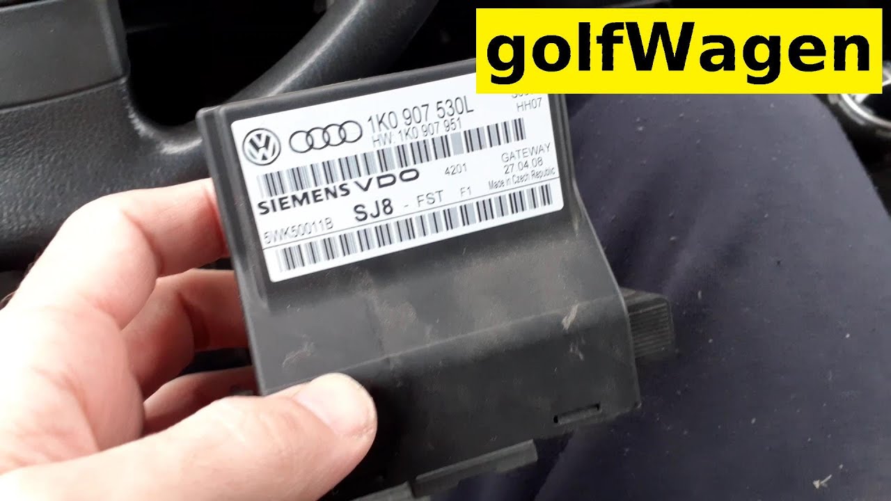 VW Golf 5 start w/o CAN Gateway YouTube