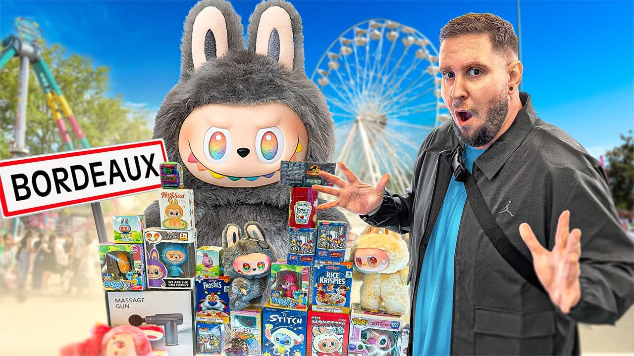 On DÉPOUILLE les FORAINS de BORDEAUX (On GAGNE des TONNES de LOTS et le LABUBU SECRET)