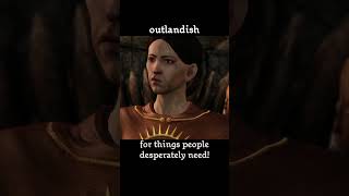 outlandish — Dragon age : Origins dialogue scene