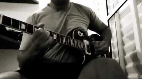 Blues-Rock riff - Boss DD7 loop (Hold mode)