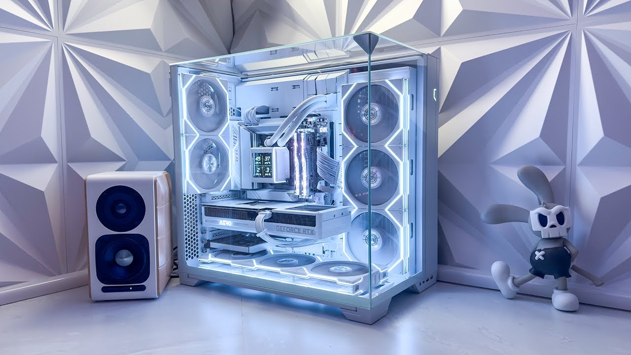 All White Gaming PC Build | Lian Li 011 Vision | TL wireless | AMD