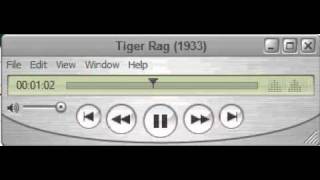 Art Tatums 1933 version of Tiger Rag slowed down via Quicktime (not MIDI)