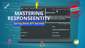 ResponseEntity Deep Dive in Spring Boot | Dynamic Responses, Error Handling & Best Practices (2025)