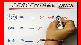 Percentage Trick | Maths short Trick |How to find Percentage |#shorts #shortvideo #percentagetrick screenshot 2