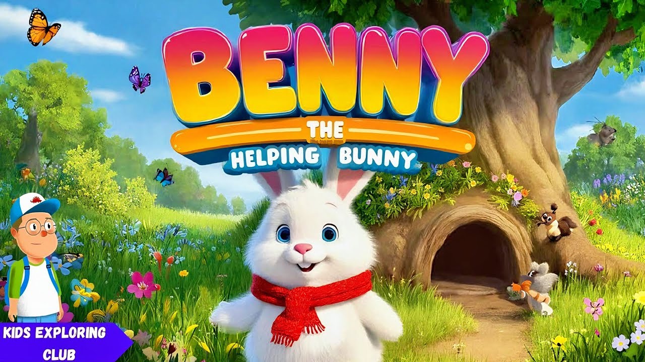 Benny The Helping Bunny - Bedtime Stories For Kids - YouTube