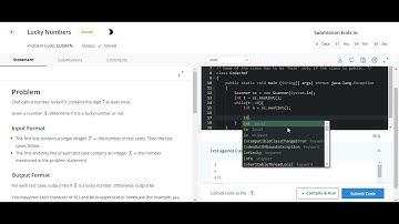 Lucky Numbers Codechef solution || Starter 73 codechef contest JAVA