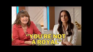 Famous Lorraine Kicks Meghan Markle Off Her Show After Heated Argument Wealth