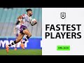 Top 10 Fastest Players Ft. Josh Addo-Carr, Alex Johnston , Kotoni Staggs & MORE! | NRL 2020