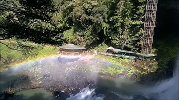 Cầu vồng tại thác Dramb