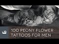 100 Peony Tattoos For Men