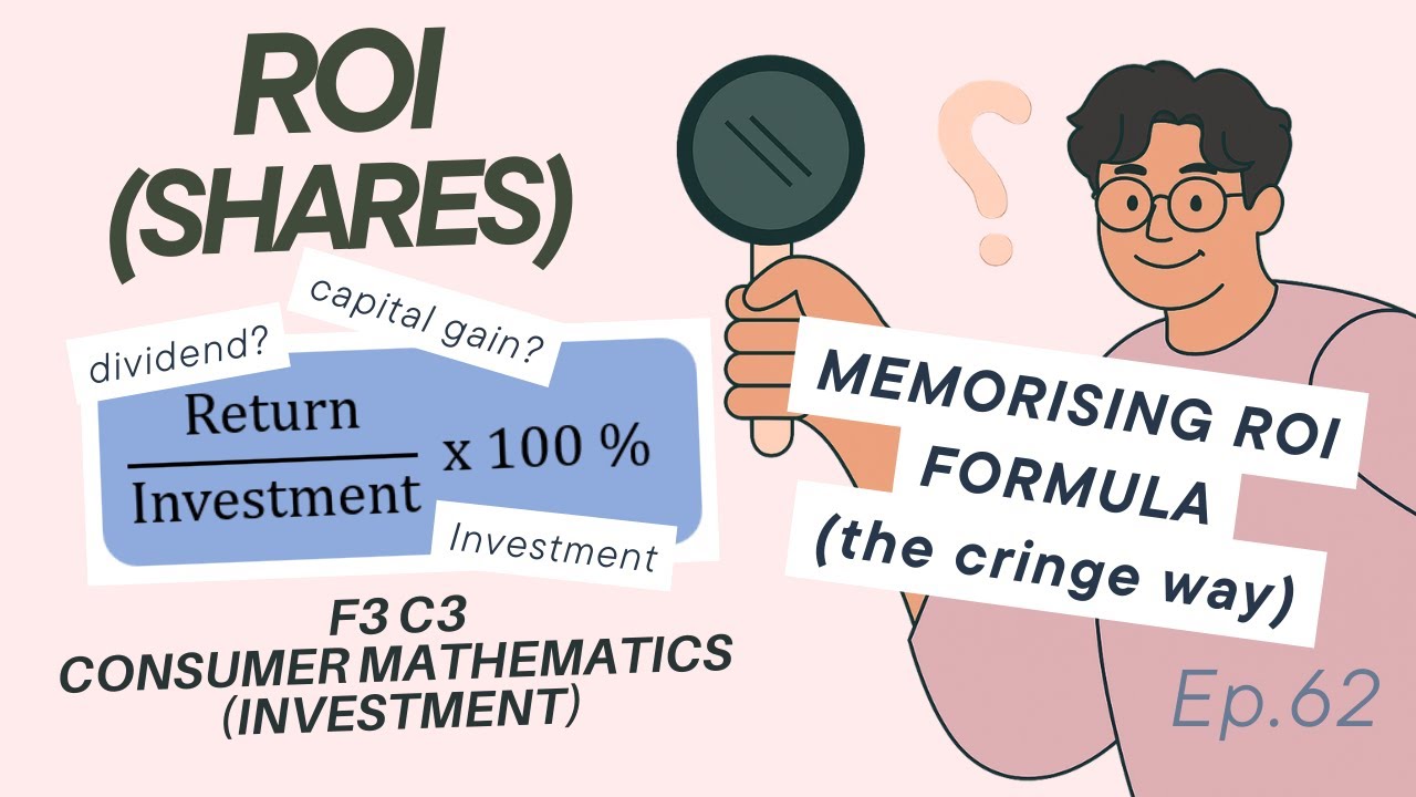 Must know b4 SPM | Ep 62 | ROI [Shares] Easy | Memorise + 1 Question ...