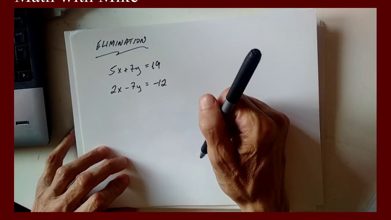 Math 10: Day ___ - 2 Solving Linear Systems using Method of Elimination ...