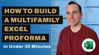 How to Build a Multifamily Excel Proforma in Under 30 Minutes